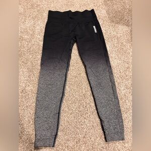 Gymshark Black to Gray Ombre High-Waist Leggings